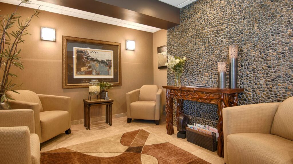Dentist in Arlington Heights, Illinois office interior